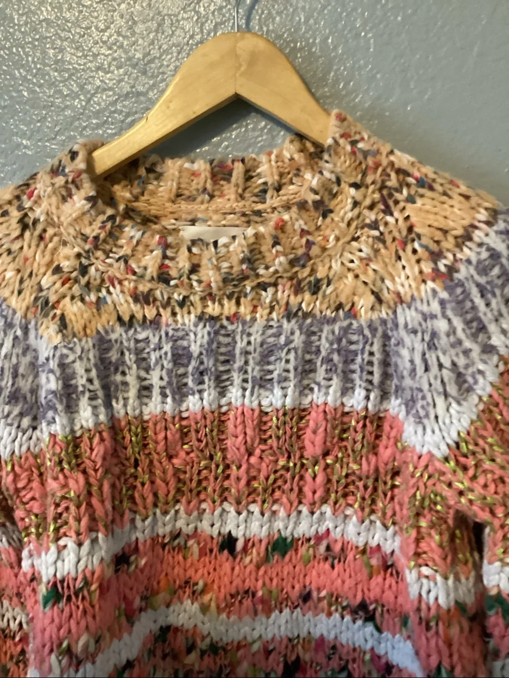 Anthropologie Kahlo  Chunky Knit Sweater